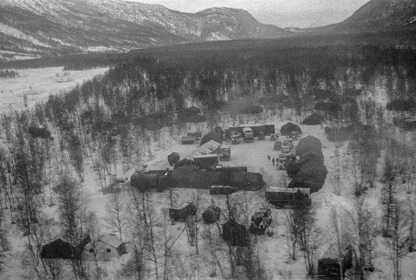 Feldlager FschJgBtl 253 Norwegen
